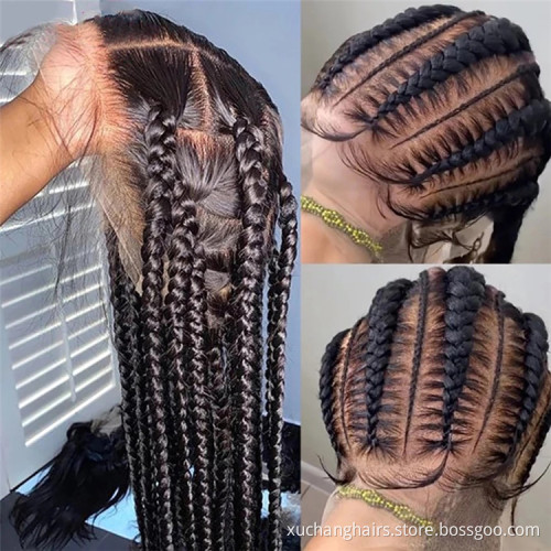 Wholesale frontal wig raw virgin cuticle aligned hair lace wig vendors 100% human hair hd perruque full lace wigs with baby hair